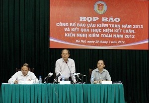 Kết quả Kiểm toán năm 2012: Vượt chi ngân sách 8,3% dự toán  - ảnh 1